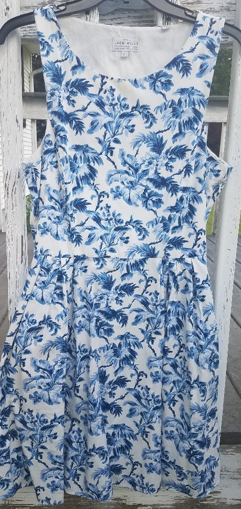 Jack Wills Jasmin Floral Dress w/ Pockets EUC